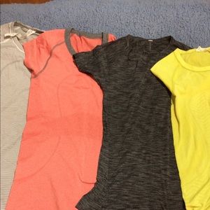 Lululemon t-shirts Sizes four and six.